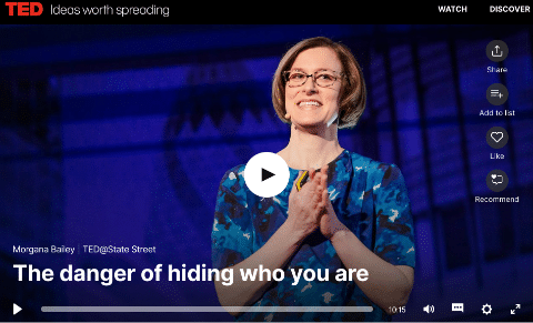 The danger of hiding who you are